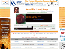 Tablet Screenshot of anandrajanandsongs.musicworldofindia.com