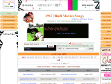 Tablet Screenshot of 1967hindimoviessongs.musicworldofindia.com