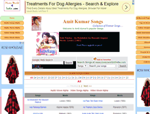 Tablet Screenshot of amitkumarsongs.musicworldofindia.com