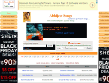 Tablet Screenshot of abhijeetsongs.musicworldofindia.com