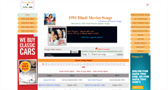 Desktop Screenshot of 1991hindimoviessongs.musicworldofindia.com