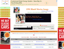 Tablet Screenshot of 1991hindimoviessongs.musicworldofindia.com