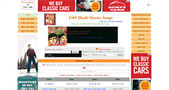 Desktop Screenshot of 1969hindimoviessongs.musicworldofindia.com