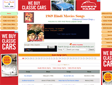 Tablet Screenshot of 1969hindimoviessongs.musicworldofindia.com