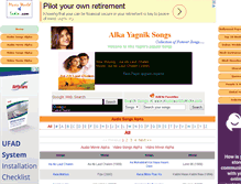 Tablet Screenshot of alkayagniksongs.musicworldofindia.com