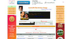 Desktop Screenshot of amitabhbachchansongs.musicworldofindia.com