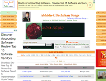 Tablet Screenshot of abhishekbachchansongs.musicworldofindia.com